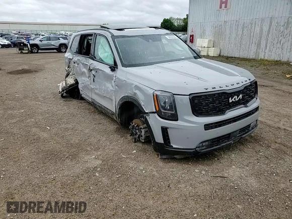 2022 Kia Telluride SX with VIN 5XYP5DHC2NG316829, listed as a Copart auction lot 56855525 with 108,100 mi miles and Non repairable. Bid and sale history available at DreamBid. Image 15.