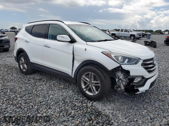 2017 Hyundai Santa Fe 2.4L with VIN 5NMZU3LB0HH052332, listed as a Copart auction lot 60598945 with 43,471 mi miles and Salvage title. Bid and sale history available at DreamBid. Image 4.