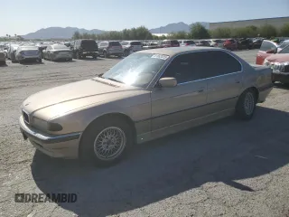 2001 BMW 7 Series 740i with VIN WBAGG83401DN83796, listed as a Copart auction lot 61862025 with Not provided miles and Salvage title. Bid and sale history available at DreamBid. Image 1.