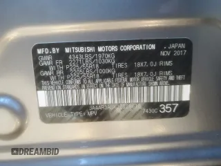 2018 Mitsubishi Outlander Sport ES 2.0 with VIN JA4AR3AUXJZ028618, listed as a Copart auction lot 49604465 with 123,689 mi miles and Salvage Title. Bid and sale history available at carsss.com. Image 16.