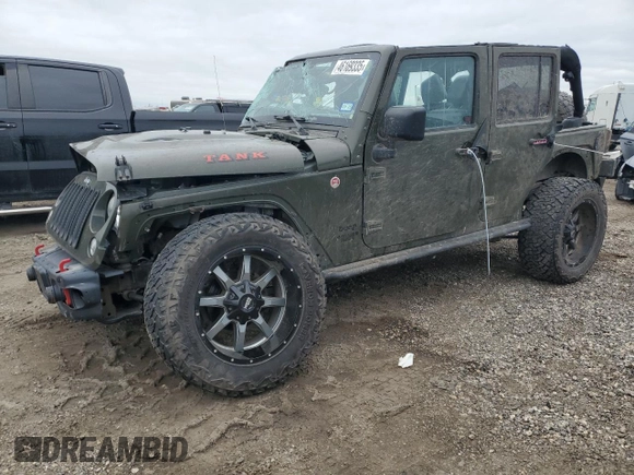 2016 Jeep Wrangler Unlimited Rubicon with VIN 1C4BJWFG5GL146853, listed as a Copart auction lot 46169335 with Not provided miles and Salvage title. Bid and sale history available at DreamBid. Image 1.