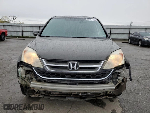 2011 Honda CR-V EX-L with VIN 5J6RE4H70BL039281, listed as a Copart auction lot 48977235 with 267,330 mi miles and Salvage Title. Bid and sale history available at carsss.com. Image 5.