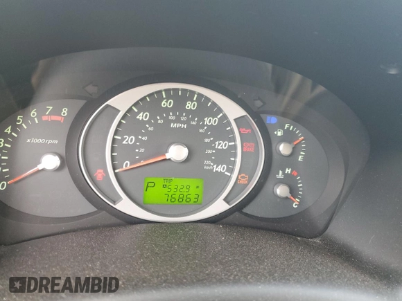 2007 Hyundai Tucson SE with VIN KM8JN12D77U541198, listed as a Copart auction lot 50425615 with 76,863 mi miles and Salvage Title. Bid and sale history available at carsss.com. Image 9.