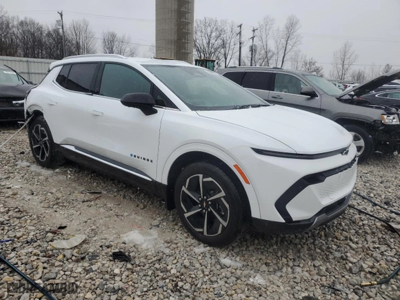 2024 Chevrolet Equinox EV LT with VIN 3GN7DLRP6RS260243, listed as a Copart auction lot 85561804 with 2,458 mi miles and Salvage Title. Bid and sale history available at carsss.com. Image 4.