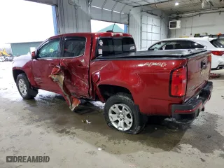 2019 Chevrolet Colorado 4WD LT with VIN 1GCGTCEN6K1123133, listed as a Copart auction lot 80714774 with 43,019 mi miles and Salvage Title. Bid and sale history available at carsss.com. Image 2.