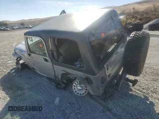 2005 Jeep Wrangler Sport with VIN 1J4FA49S05P375785, listed as a Copart auction lot 42350995 with 0 mi miles and Salvage Title. Bid and sale history available at carsss.com. Image 2.