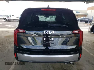 2025 Kia Telluride S with VIN 5XYP64GC6SG585586, listed as a Copart auction lot 56853485 with 12,252 mi miles and Salvage title. Bid and sale history available at DreamBid. Image 6.