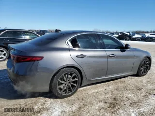 2017 Alfa Romeo Giulia with VIN ZARFAEBN8H7525734, listed as a Copart auction lot 45414215 with 53,132 mi miles and Salvage Title. Bid and sale history available at carsss.com. Image 3.