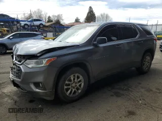 2021 Chevrolet Traverse LS with VIN 1GNEVFKW4MJ148364, listed as a Copart auction lot 49289465 with 78,465 mi miles and Salvage Title. Bid and sale history available at carsss.com. Image 1.
