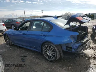 2013 BMW 3 Series 335i xDrive with VIN WBA3B9C53DF585692, listed as a Copart auction lot 46618275 with 165,019 mi miles and Salvage Title. Bid and sale history available at carsss.com. Image 2.