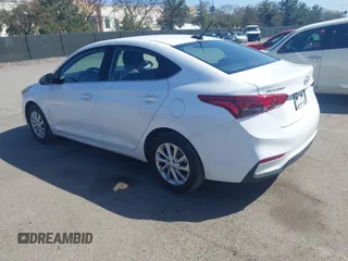 2022 Hyundai Accent SE with VIN 3KPC24A61NE178497, listed as a IAAI auction lot 41814752 with 21,267 mi miles. Bid and sale history available at carsss.com. Image 3.