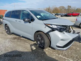 2024 Toyota Sienna XSE with VIN 5TDXRKEC0RS199029, listed as a IAAI auction lot 41426804 with 29,681 mi miles. Bid and sale history available at carsss.com. Image 1.