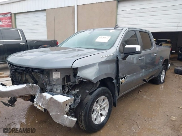 2021 Chevrolet Silverado 1500 LT with VIN 3GCPWCED8MG186057, listed as a IAAI auction lot 41624737 with 118,743 mi miles. Bid and sale history available at carsss.com. Image 6.