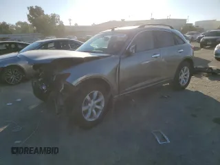 2003 Infiniti FX35 w/Options with VIN JNRAS08W93X206436, listed as a Copart auction lot 88741595 with 176,472 mi miles and Salvage Title. Bid and sale history available at carsss.com. Image 1.