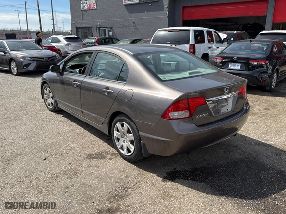 2010 Honda Civic Sdn LX with VIN 19XFA1F54AE032510, listed as a Copart auction lot 50771455 with 73,660 mi miles and Salvage Title. Bid and sale history available at carsss.com. Image 3.