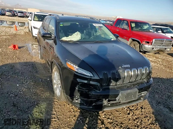 2016 Jeep Cherokee Overland with VIN 1C4PJLJS0GW315563, listed as a Copart auction lot 46189145 with 109,773 mi miles and Salvage title. Bid and sale history available at DreamBid. Image 10.