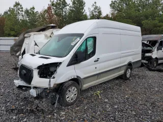 2021 Ford Transit Cargo with VIN 1FTBW3X89MKA74340, listed as a Copart auction lot 82188434 with 23,360 mi miles and Salvage Title. Bid and sale history available at carsss.com. Image 2.