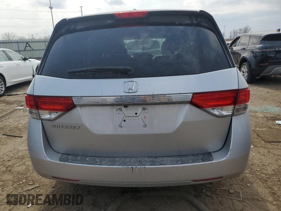 2014 Honda Odyssey EX-L with VIN 5FNRL5H6XEB065581, listed as a Copart auction lot 53467645 with 111,917 mi miles and Clean Title. Bid and sale history available at DreamBid. Image 6.