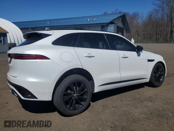 2024 Jaguar F-Pace R-Dynamic S z VIN SADCT2FU0RA726107, wystawiony jako Copart lot #51756455 z przebiegiem 40 888 mil mil oraz Szkoda całkowita • Salvage title. Historia ofert i sprzedaży dostępna na DreamBid. Obrazek 3.