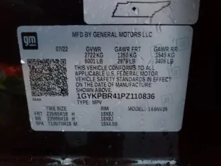 2023 Cadillac XT6 AWD Luxury z VIN 1GYKPBR41PZ110836, wystawiony jako Copart lot #84441314 z przebiegiem 77 023 mil mil oraz Szkoda całkowita • Salvage title. Historia ofert i sprzedaży dostępna na DreamBid. Obrazek 13.