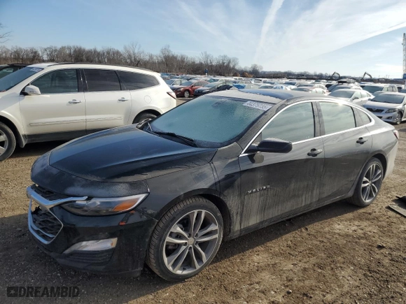 2022 Chevrolet Malibu LT with VIN 1G1ZD5STXNF184375, listed as a Copart auction lot 44375735 with 39,393 mi miles and Salvage Title. Bid and sale history available at carsss.com. Image 1.