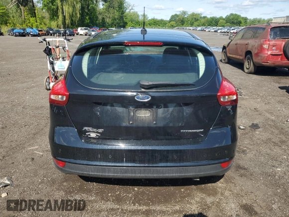 2017 Ford Focus Titanium with VIN 1FADP3N2XHL207729, listed as a Copart auction lot 59184855 with 146,768 mi miles and Salvage title. Bid and sale history available at DreamBid. Image 6.