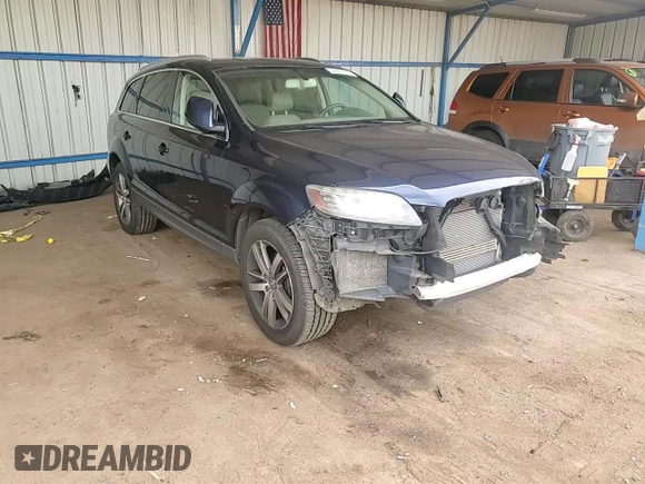 2013 Audi Q7 Premium Plus z VIN WA1LGBFE1DD001013, wystawiony jako Copart lot #56891555 z przebiegiem 126 943 mil mil oraz Szkoda całkowita • Salvage title. Historia ofert i sprzedaży dostępna na DreamBid. Obrazek 13.
