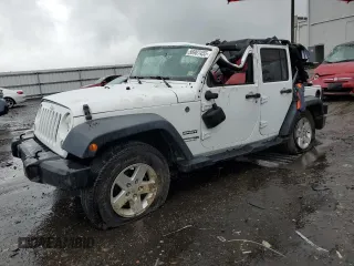 2018 Jeep Wrangler Unlimited Sport S z VIN 1C4BJWDG1JL855855, wystawiony jako Copart lot #56907455 z przebiegiem 61 437 mil mil oraz Szkoda całkowita • Salvage title. Historia ofert i sprzedaży dostępna na DreamBid. Obrazek 1.