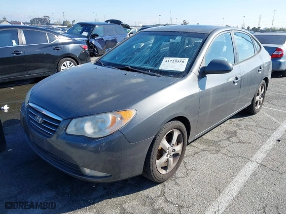 2008 Hyundai Elantra GLS with VIN KMHDU46D28U320931, listed as a IAAI auction lot 41729550 with 184,832 mi miles. Bid and sale history available at carsss.com. Image 6.