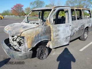 2009 Chevrolet Express Passenger with VIN 1GAHG35KX91132693, listed as a IAAI auction lot 42121039 with Not provided miles and . Bid and sale history available at DreamBid. Image 2.