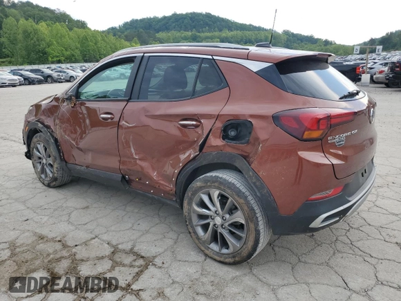 2020 Buick Encore GX Select with VIN KL4MMESLXLB088844, listed as a Copart auction lot 55501914 with 25,917 mi miles and Salvage title. Bid and sale history available at DreamBid. Image 2.