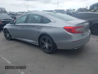 2021 Honda Accord Touring with VIN 1HGCV3F99MA020450, listed as a IAAI auction lot 42194371 with 19,206 mi miles and . Bid and sale history available at DreamBid. Image 3.