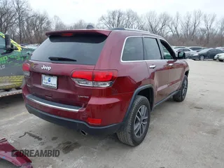 2022 Jeep Grand Cherokee Limited with VIN 1C4RJFBG2NC139280, listed as a IAAI auction lot 41599631 with 62,650 mi miles and . Bid and sale history available at DreamBid. Image 4.