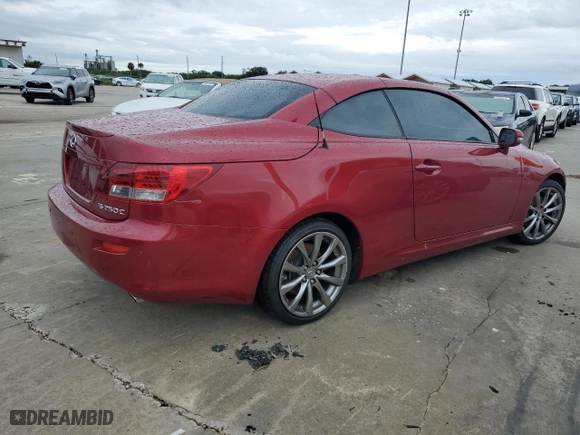 2014 Lexus IS 250C with VIN JTHFF2C2XE2529998, listed as a Copart auction lot 74097704 with 0 miles and Salvage Title. Bid and sale history available at carsss.com. Image 3.