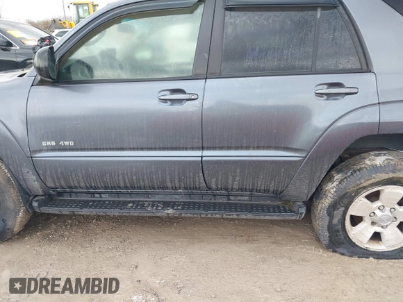 2004 Toyota 4Runner SR5 with VIN JTEBT14R048010741, listed as a IAAI auction lot 41908747 with 289,545 mi miles and . Bid and sale history available at DreamBid. Image 14.
