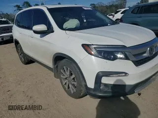 2021 Honda Pilot EX-L with VIN 5FNYF5H53MB037341, listed as a Copart auction lot 47585325 with 80,992 mi miles and Salvage Title. Bid and sale history available at DreamBid. Image 12.