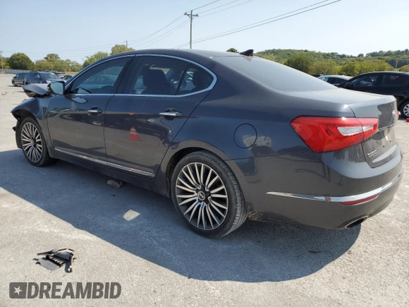 2015 Kia Cadenza Premium with VIN KNALN4D72F5174254, listed as a Copart auction lot 72130824 with 103,220 mi miles and Salvage Title. Bid and sale history available at carsss.com. Image 2.