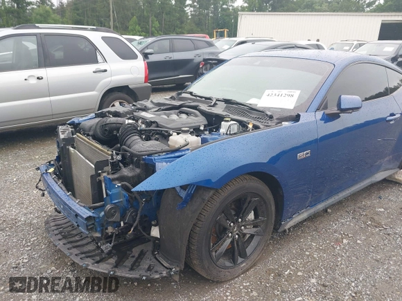 2024 Ford Mustang GT with VIN 1FA6P8CFXR5410203, listed as a IAAI auction lot 42341298 with Not provided miles and . Bid and sale history available at DreamBid. Image 6.