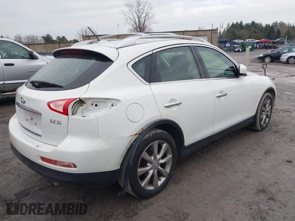 2012 Infiniti EX Journey with VIN JN1AJ0HR0CM452602, listed as a IAAI auction lot 41131345 with 108,046 mi miles. Bid and sale history available at carsss.com. Image 6.