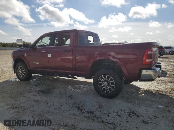 2022 Ram 2500 Longhorn with VIN 3C6UR5GL4NG101511, listed as a Copart auction lot 84820884 with Not provided miles and Non repairable. Bid and sale history available at DreamBid. Image 2.