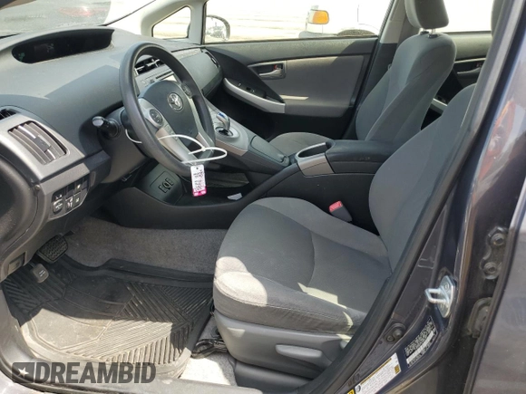 2012 Toyota Prius with VIN JTDKN3DP4C3006468, listed as a Copart auction lot 61758325 with 124,796 mi miles and Salvage title. Bid and sale history available at DreamBid. Image 7.