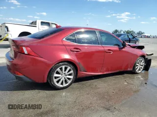 2015 Lexus IS 250 with VIN JTHBF1D24F5061130, listed as a Copart auction lot 50328245 with 191,864 mi miles and Salvage Title. Bid and sale history available at DreamBid. Image 3.