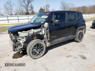 2023 Jeep Renegade Latitude with VIN ZACNJDB10PPP26815, listed as a Copart auction lot 48479055 with 11,393 mi miles and Salvage Title. Bid and sale history available at carsss.com. Image 1.