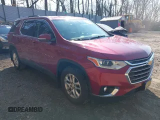 2018 Chevrolet Traverse LT Cloth with VIN 1GNEVGKW8JJ248064, listed as a IAAI auction lot 41789870 with 123,258 mi miles. Bid and sale history available at carsss.com. Image 1.
