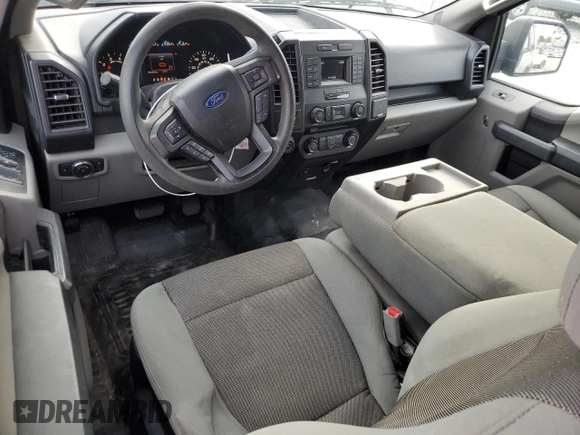 2017 Ford F-150 XL with VIN 1FTFX1CF3HKE39026, listed as a Copart auction lot 43138075 with 155,236 mi miles and Clean Title. Bid and sale history available at carsss.com. Image 8.