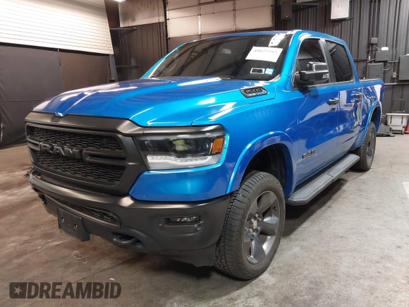 2023 Ram 1500 Big Horn with VIN 1C6SRFFT1PN523907, listed as a IAAI auction lot 41622565 with 24,196 mi miles and . Bid and sale history available at DreamBid. Image 20.
