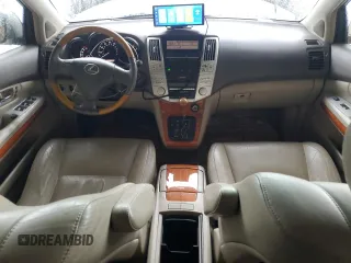 2005 Lexus RX 330 with VIN JTJGA31U350047347, listed as a Copart auction lot 44954765 with 217,444 mi miles and Salvage Title. Bid and sale history available at carsss.com. Image 8.
