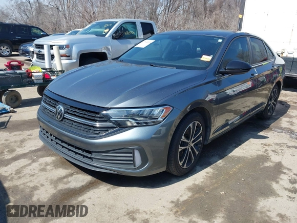 2022 Volkswagen Jetta Sport with VIN 3VWBM7BU6NM017084, listed as a IAAI auction lot 41784555 with 60,364 mi miles and . Bid and sale history available at DreamBid. Image 17.