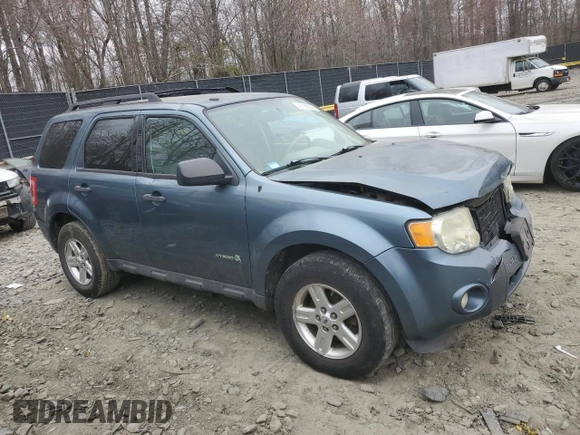 2011 Ford Escape Hybrid with VIN 1FMCU5K32BKB75536, listed as a Copart auction lot 49109355 with 120,620 mi miles and Salvage title. Bid and sale history available at DreamBid. Image 4.