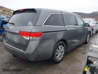 2016 Honda Odyssey EX-L with VIN 5FNRL5H64GB019392, listed as a IAAI auction lot 41562578 with 166,483 mi miles. Bid and sale history available at carsss.com. Image 4.